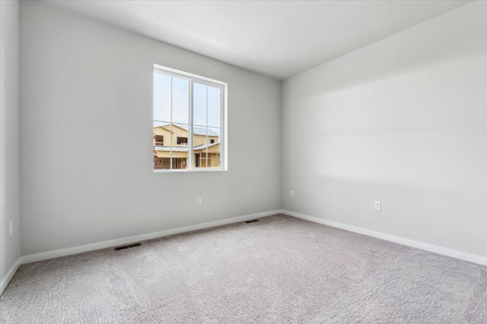 A room with a window.