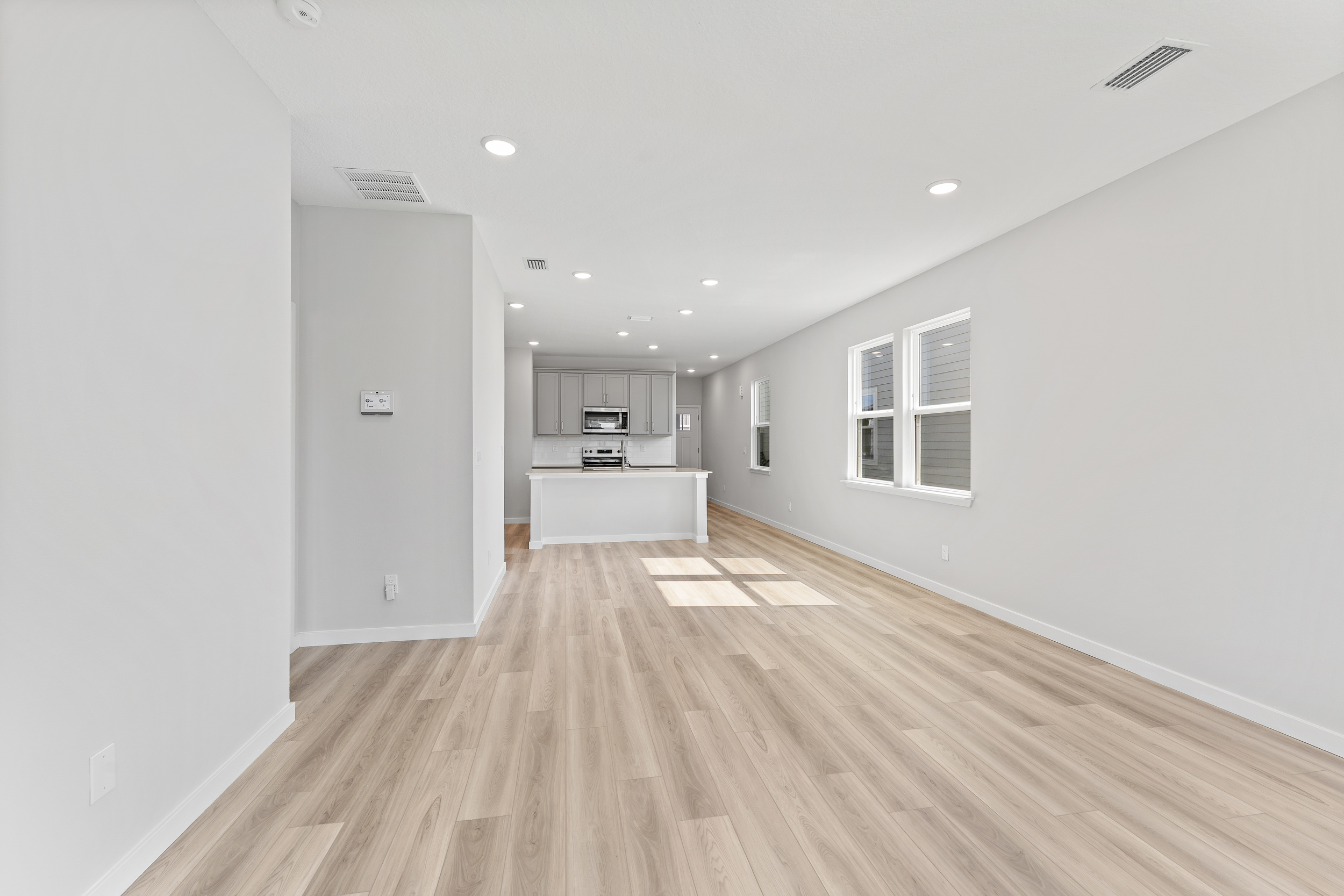 Open Living Room Area in Lot 19 Cedar II at Camden Woods in Kingsland, GA