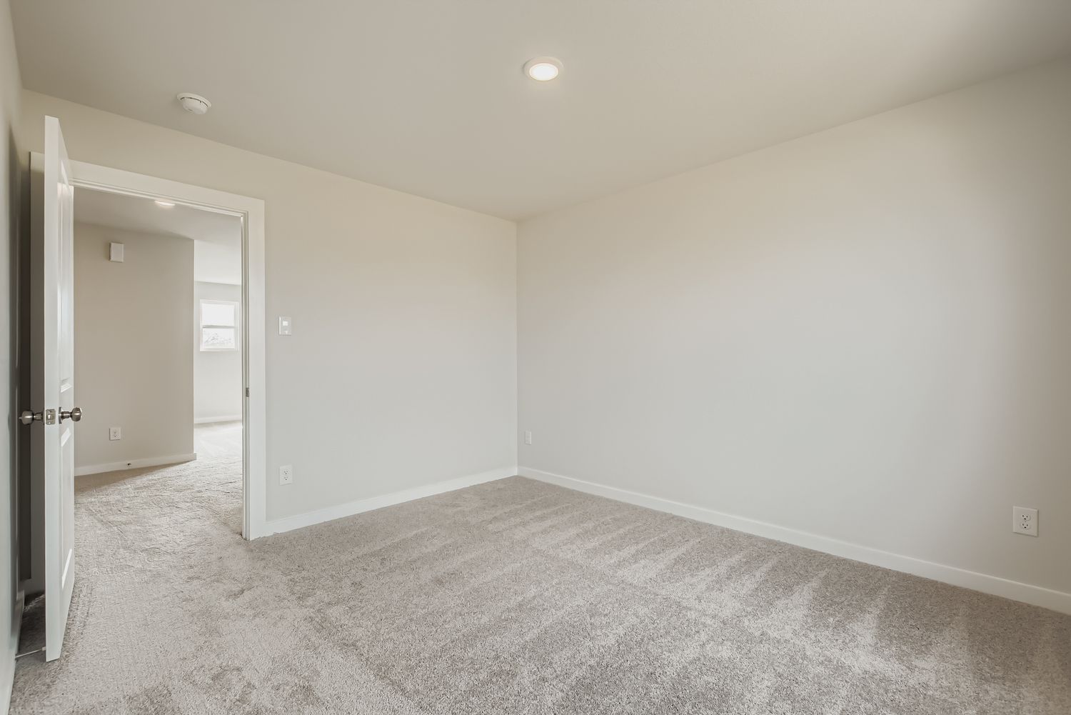 A room with white walls.