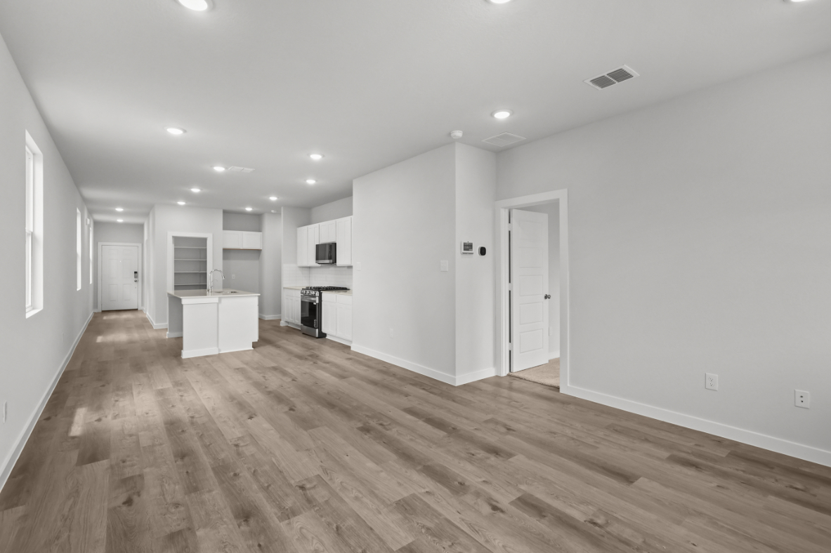 A large empty room.