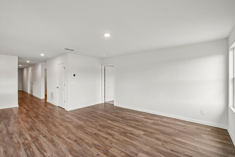 A room with white walls.